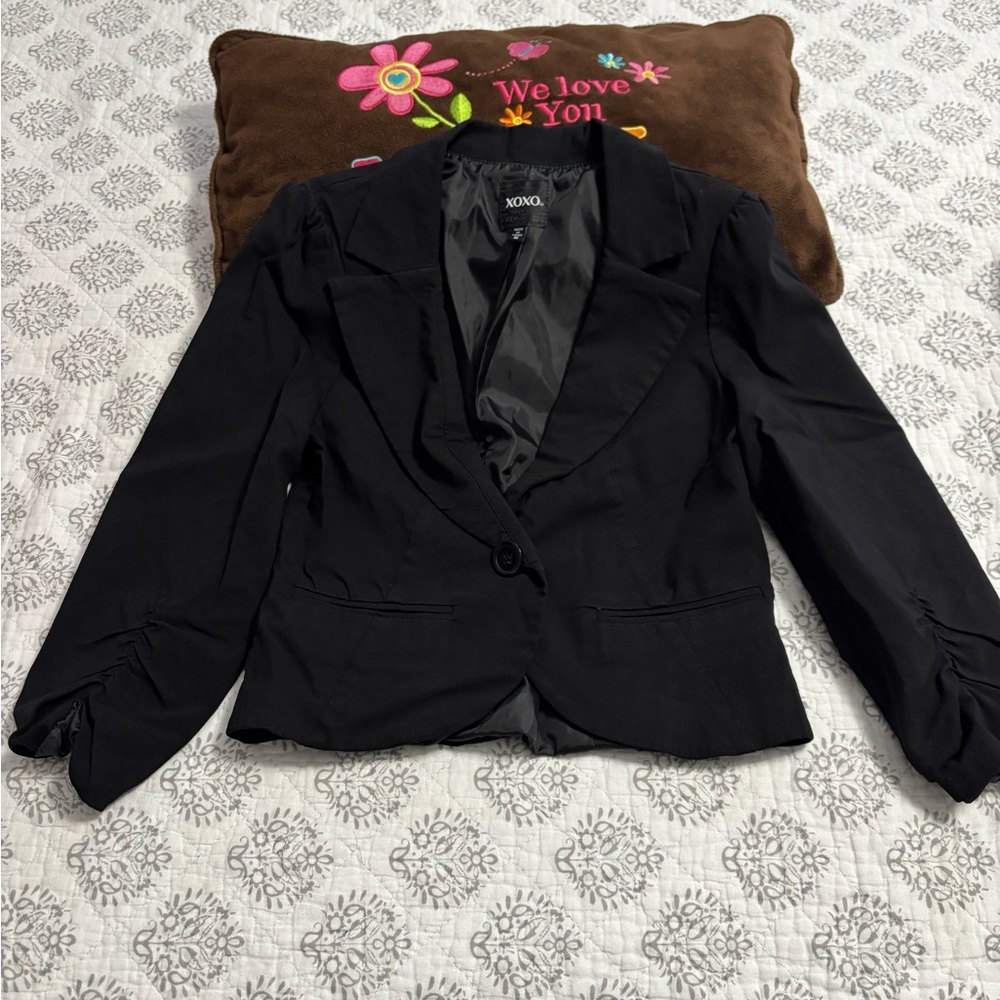 XOXO Women's Elegant Black Jacket
